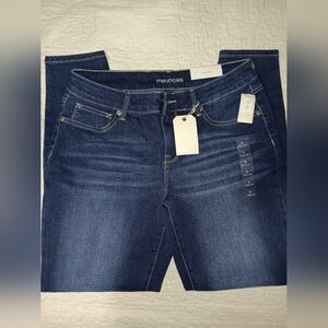 Maurices Dark Blue Straight Leg Jeans